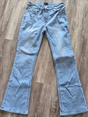 Quince Light Blue Flare Jeans